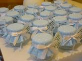CESTA LEMBRANCINHA POTE AZUL