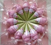 CESTA LEMBRANCINHA MINI TOALHA MENINA